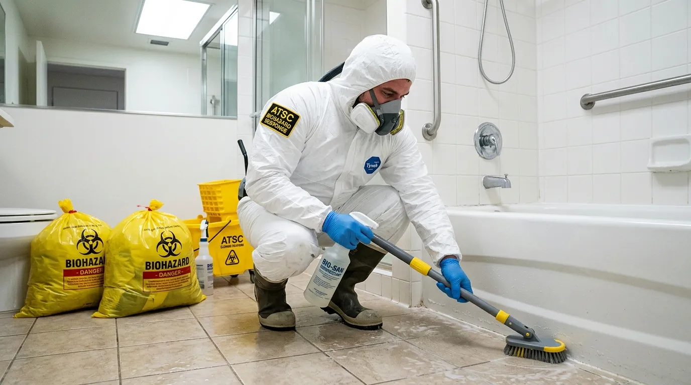 Decontamination equipment deployed for Blood Cleanup in Waterloo